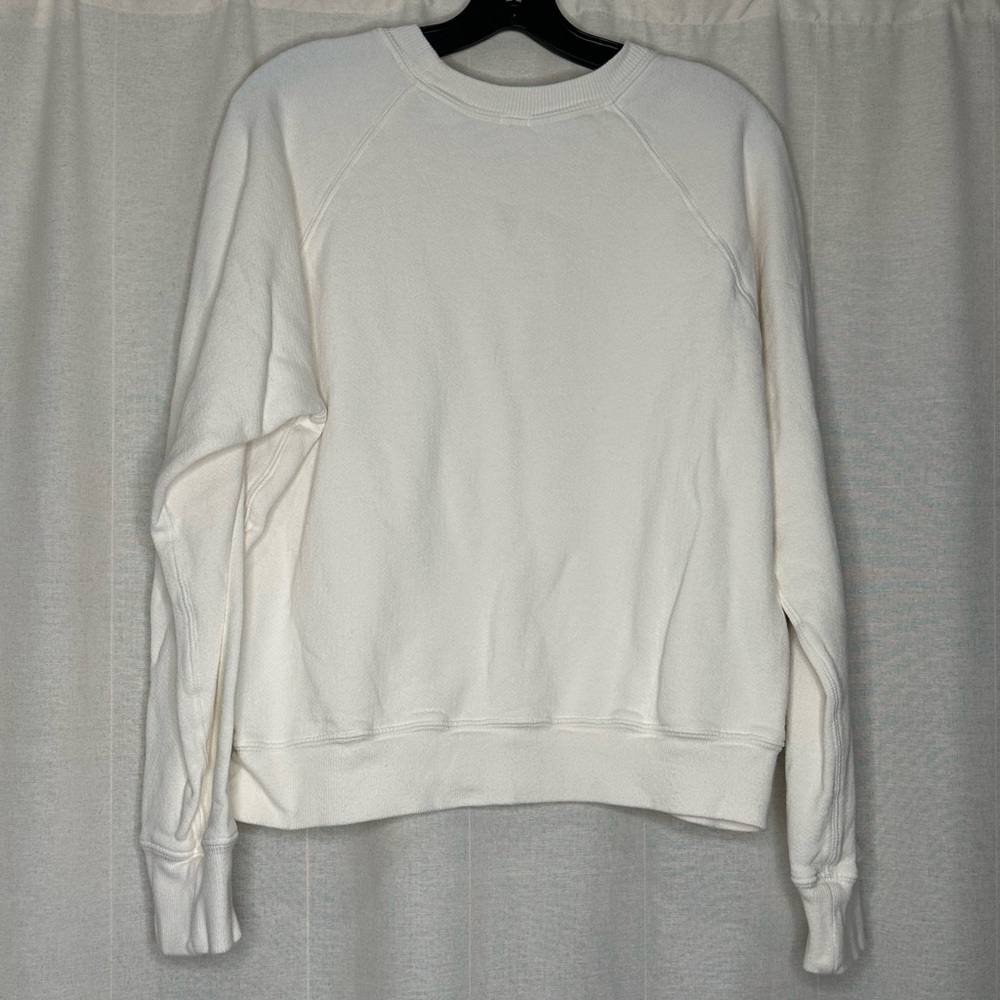 Re/Done Women’s Classic Raglan Crewneck Hold Your Hand Size Large - Picture 3 of 5